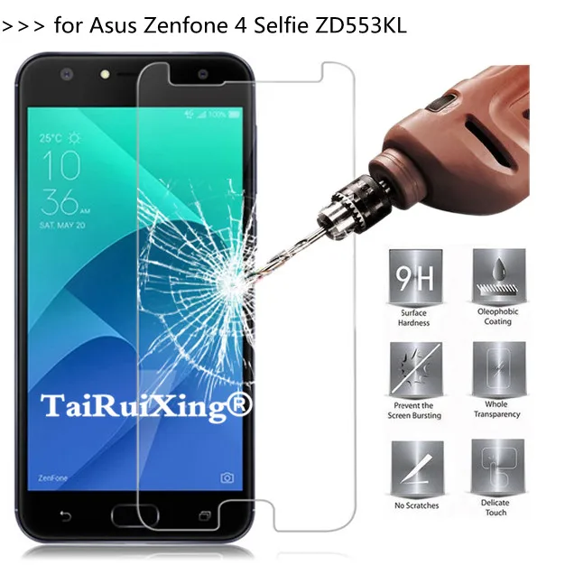 9H 2.5D 0 26 мм Закаленное стекло протектор экрана для Asus Zenfone 4 селфи Защитная пленка
