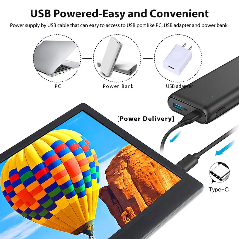 Elecrow ips tft-lcd 13,3 дюймов 1920x1080 HDMI портативный дисплей для Raspberry Pi/PS4/xbox/NS игровой монитор толщина 8 мм