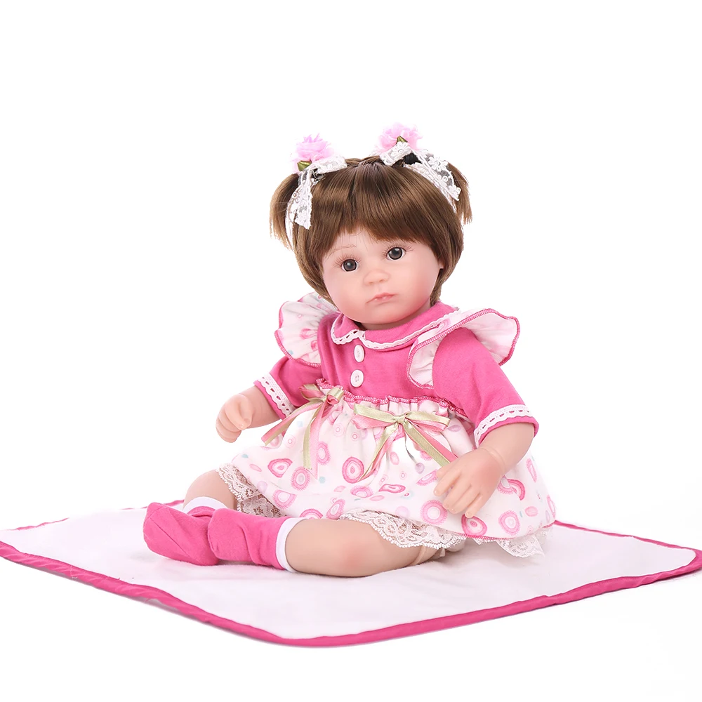 NPKDOLL 42 см мягкая силиконовая кукла очаровательные bonecas princesas реалистичные brinquedos