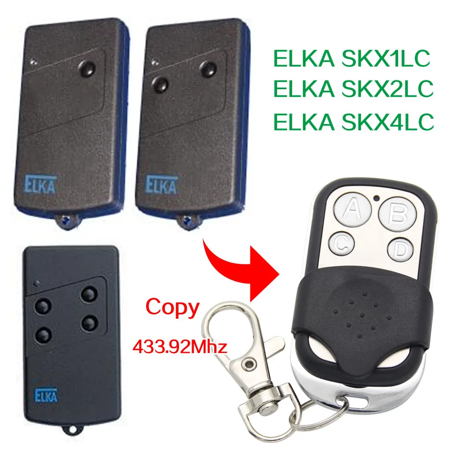 ELKA SKX1LC, ELKA SKX2LC, SKX4LC Замена гаражных ворот/ворот дистанционного управления/Дубликатор