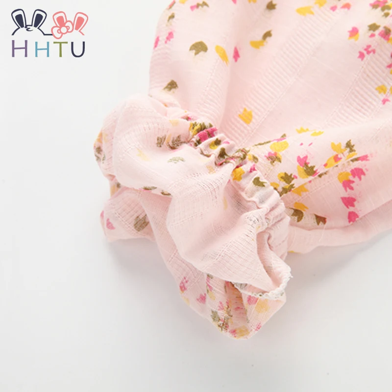 HHTU новинка 2019 стильная рубашка для маленьких девочек на лето и осень