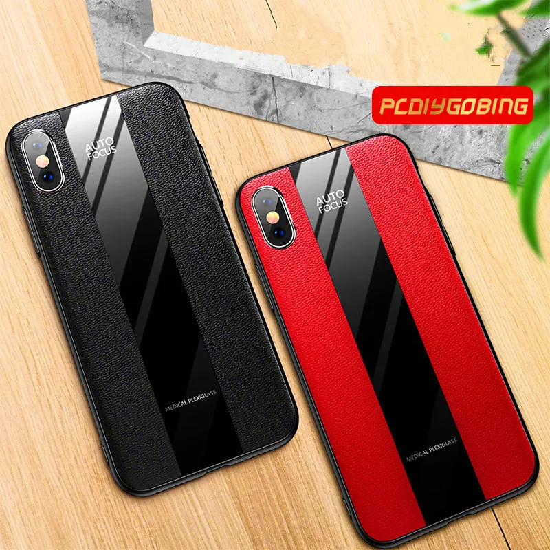 Роскошный чехол Porsche Для iPhone 7 6 6s 8 Plus кожаный для X XR XS Max Защитный матовый