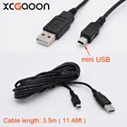 Кабель XCGaoon mini USB для автомобильного видеорегистратора, камеры, видеорегистратора, GPS, планшета и т. д., длина кабеля 3,5 м