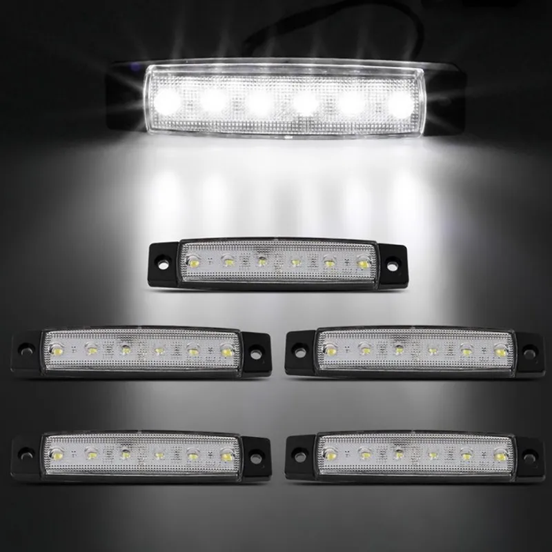 12 В постоянного тока Внешние фары для автомобиля 6 SMD LED автомобильный автобус