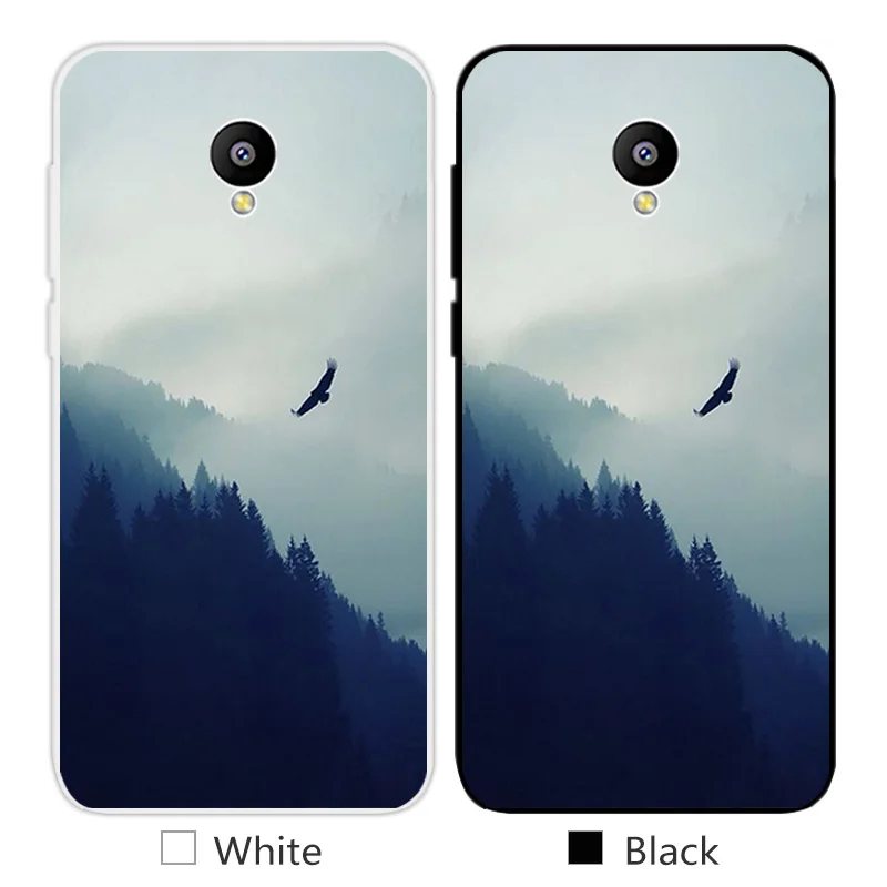 21 Для Meizu M2 Mini 5 дюймов Ультратонкий Мягкий полиуретановый кожи чехол-накладка для телефона из перьев марабу дизайн для Meizu M2 мини Meilan 2 прозрачного силикона - Цвет: 21