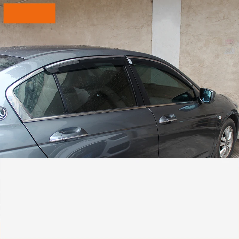 Lsrtw2017 акриловый окна автомобиля дождь щит для honda accord 2008 2009 2010 2011 2012 2013 8th accord