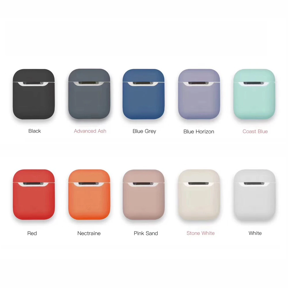Беспроводной Bluetooth гарнитура коробка силиконовый чехол для Apple Airpods Наушники