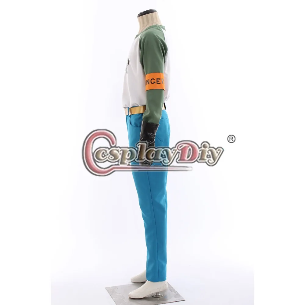 Cosplay вольтрон Dragon Ball Android 17 косплей костюм Взрослый мужской женский топ брюки костюм на Хэллоуин L320