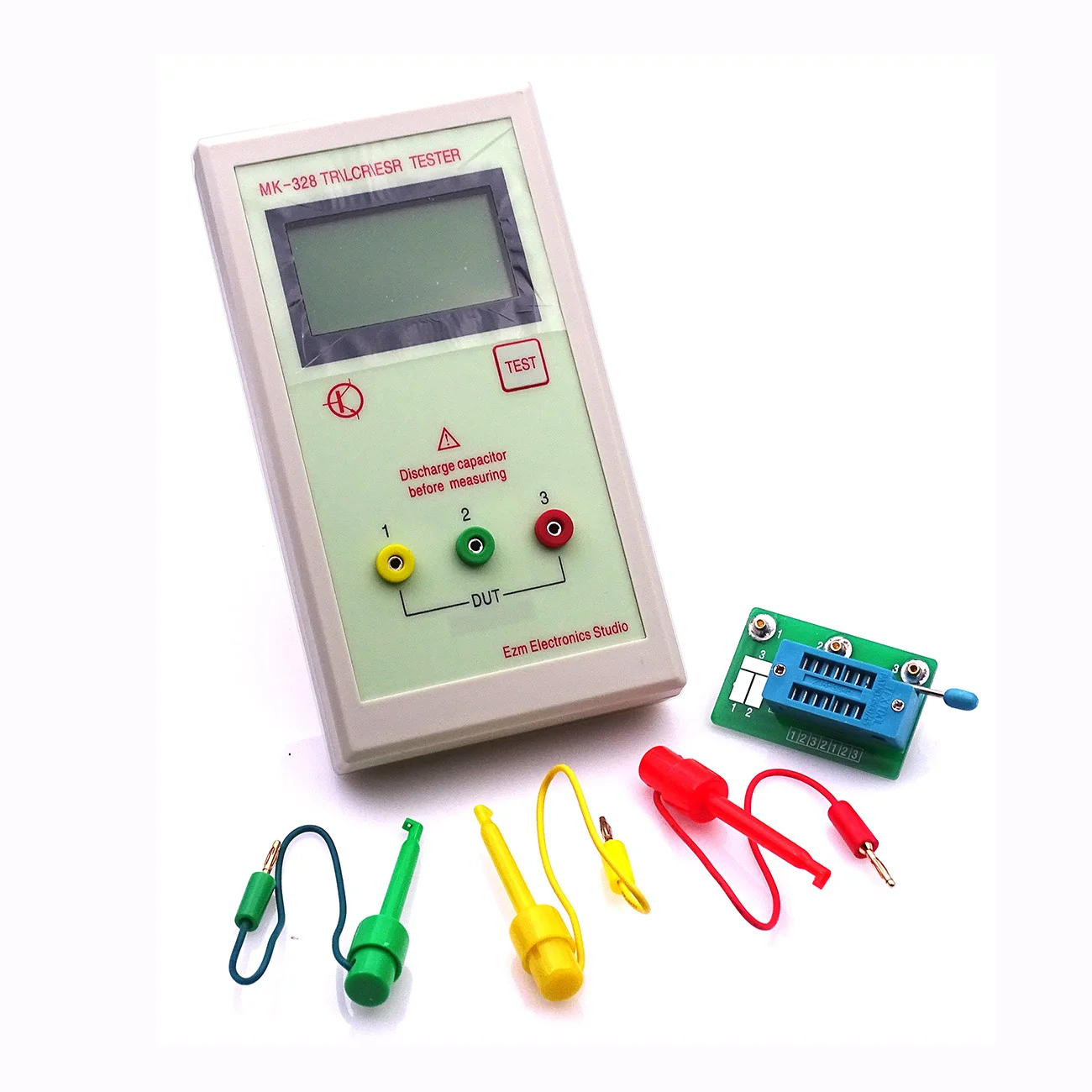 Флюоресцентный тестер измеритель MOS/PNP/NPN автоматическое обнаружение|esr meter|esr tester