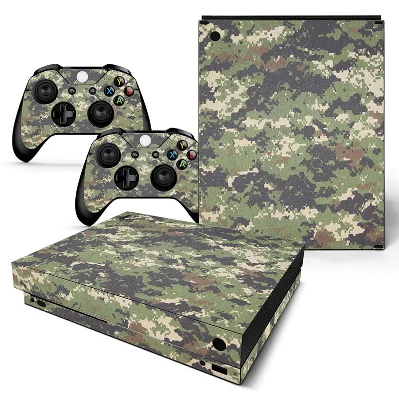 TN06-0769 GOOYIYO-для Microsoft xbox ONE X наклейка геймер консоль контроллер виниловая переводная наклейка, имиджевый камуфляж кожи xbox ONE X наклейка - Цвет: TN06-0769