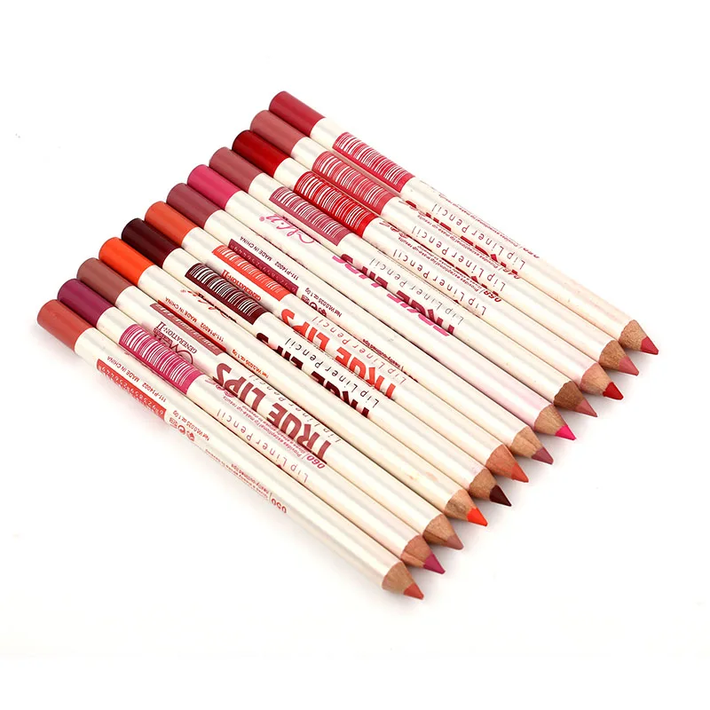 12 видов цветов/Набор Новое поступление Матовый карандаш для губ стойкий