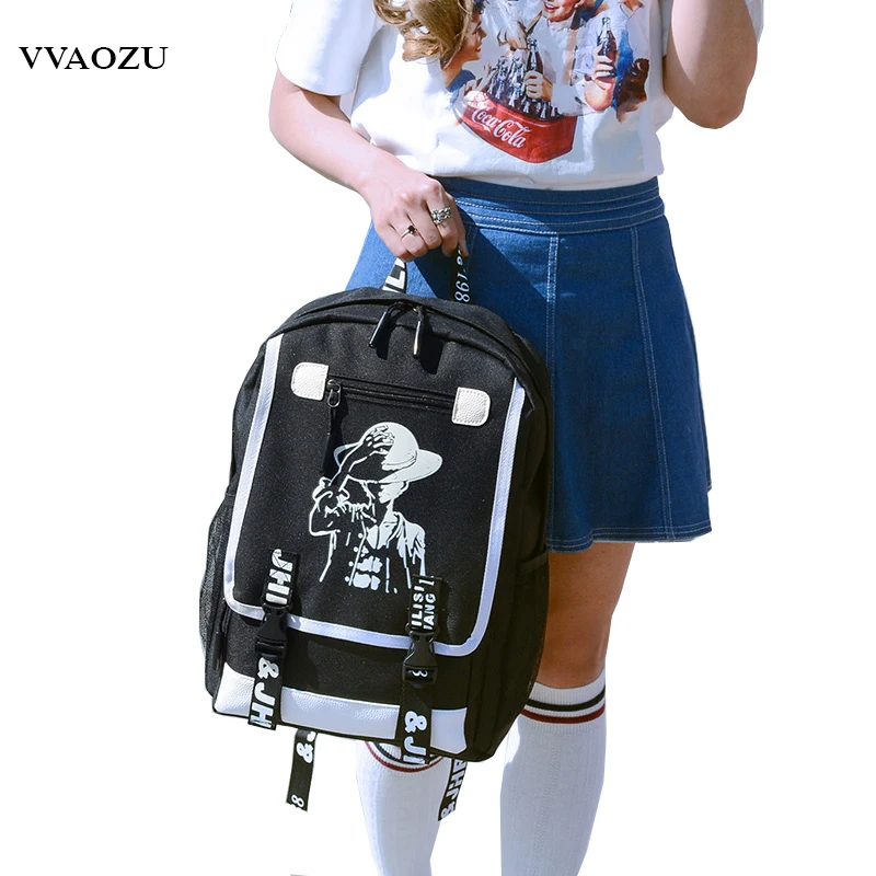 Японский Аниме one piece Luffy подростковый рюкзак, рюкзак Harajuku, холщовая Студенческая школьная сумка, рюкзак, школьный рюкзак, сумка для книг