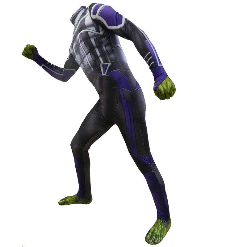 Новинка костюм супергероя Халка 4 эндгейма Робера Брюса баннера зентай боди