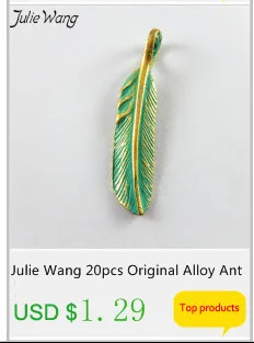 Julie Wang, 5 шт., несколько стилей, эмаль, растение в горшках, кактус, белый к тон, подвески, ожерелье, серьги, фурнитура, аксессуары для изготовления ювелирных изделий