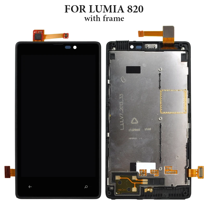 

For Nokia 650 RM-1152 RM-1154 RM-1109 LCD Touch Screen With Frame Digitizer Assembly For Nokia Lumia 520 / 620 LCD Display