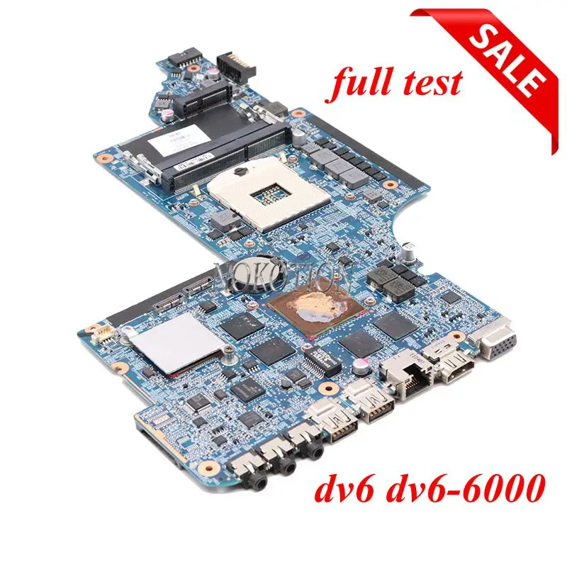 

NOKOTION 665343-001 659148-001 705188-001 Main board for HP Pavilion DV6 DV6-6000 laptop motherboard HD6770M 1GB DDR3 works