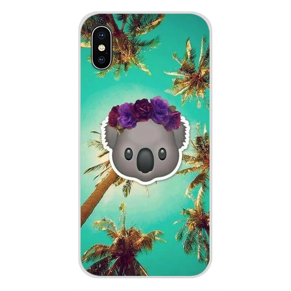 Милый гибкий чехол Koala для HTC One U11 U12 X9 M7 M8 A9 M10 E9 Plus Desire 630 530 626 628 816 820 830 прозрачный
