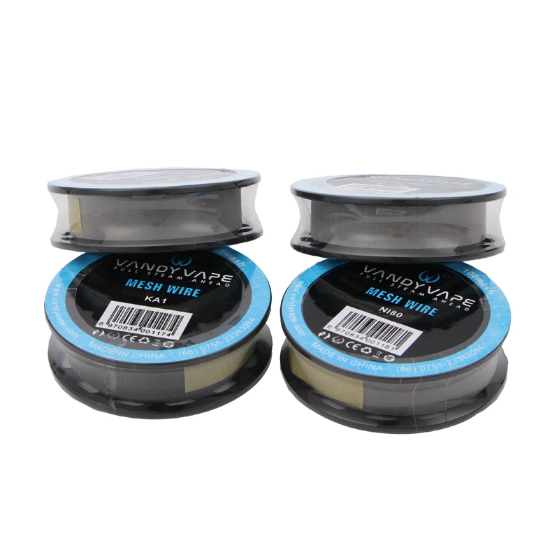 5 футовый Vandy Vape Mesh Wire KA1 80 mesh/Ni80 100mesh SS316L 150 200mesh Coil Wire для электронных сигарет Mesh RDA RTA Atomizer