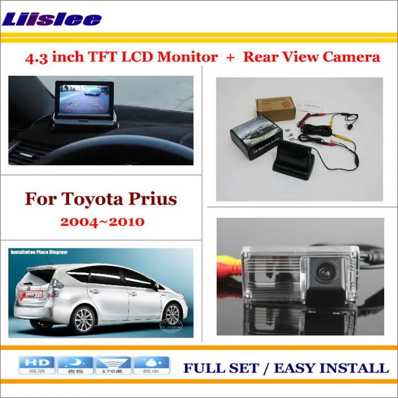 

Auto Camera For Toyota Prius 2004-2010 In Car 4.3" Color LCD Monitor Rear Back Up Camera Park Parking System