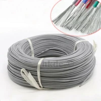 1 50meters 16awg 30awg gray flexible silicone wire rc cable ul3135 tinned copper wire high temperature resistance