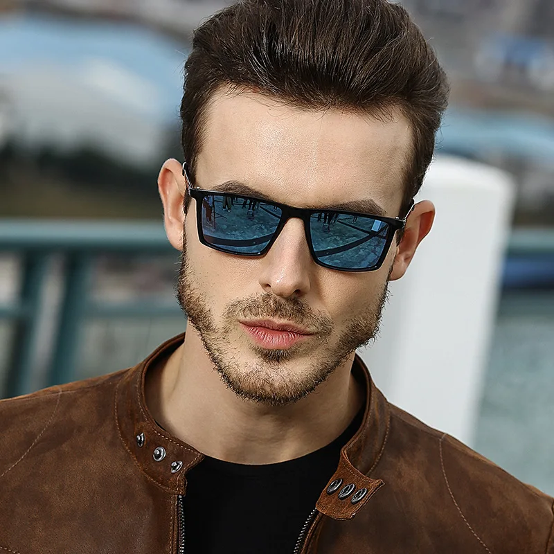 Мужские солнцезащитные очки Zonnebril Heren мужские классические зеркальные Lunette de Sole