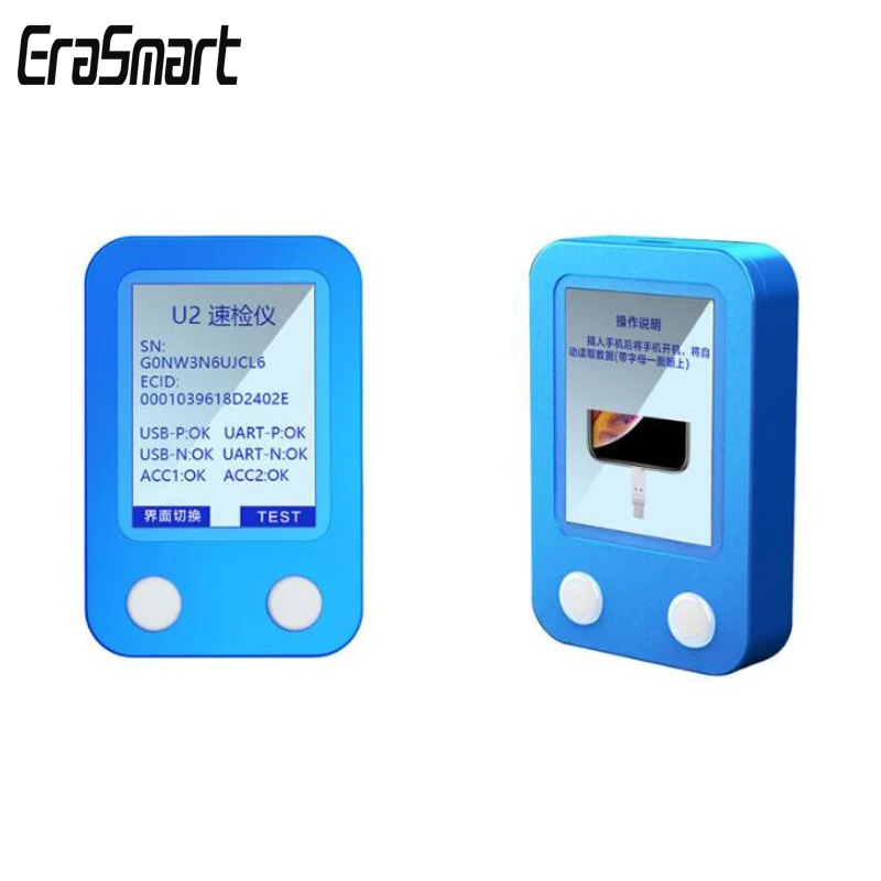 

JC U2 Fast Detector for iPhone U2 Charge IC Fault Fast Tester SN Serial Number Fast Detector Reader for disabled passcode ID