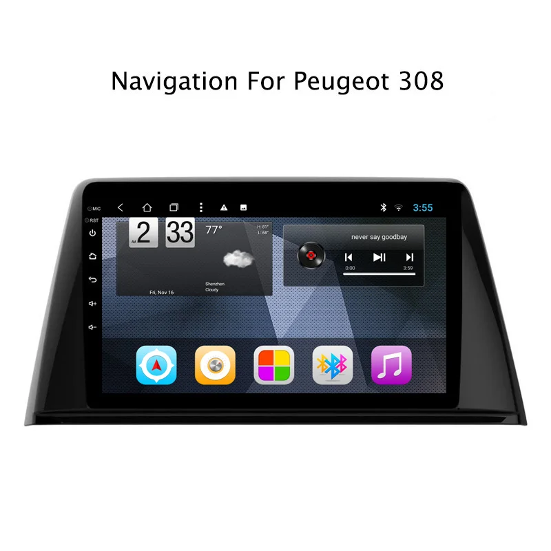 9 &quotдюймовый 2G ram 32G rom Восьмиядерный Android 8 1 автомобильный Радио стерео для peugeot 308