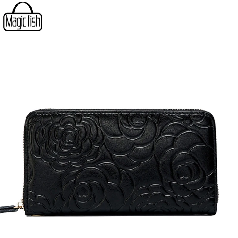 Роскошный женский кошелек из натуральной кожи элегантные женские кошельки