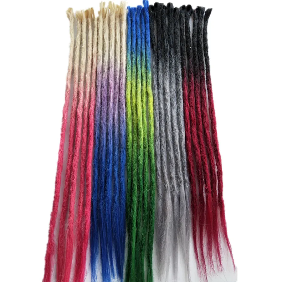 Pervado Hair Hand Made 55 см жесткие ямайские дреды синтетические кроше с Омбре плетение