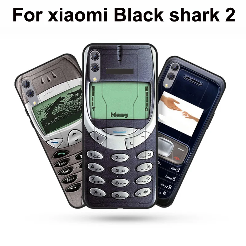 Чехол для xiaomi mi black shark 2 мягкий чехол телефона в стиле ретро blackshark защитный Чехлы