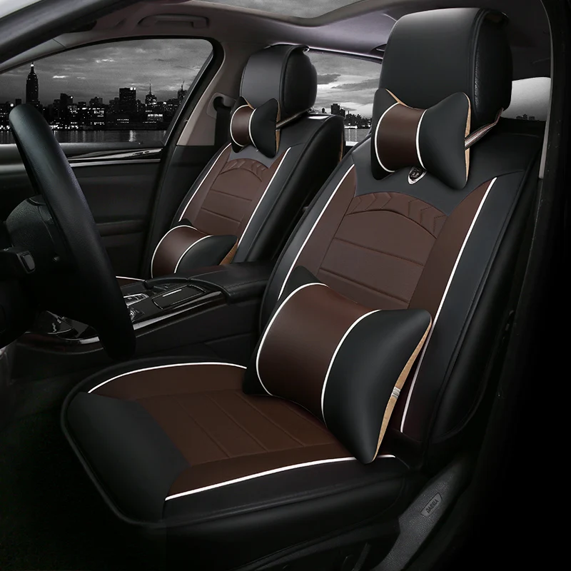 Высокое качество! Полный комплект чехлы сидений автомобиля + Руль Обложка для BMW 2