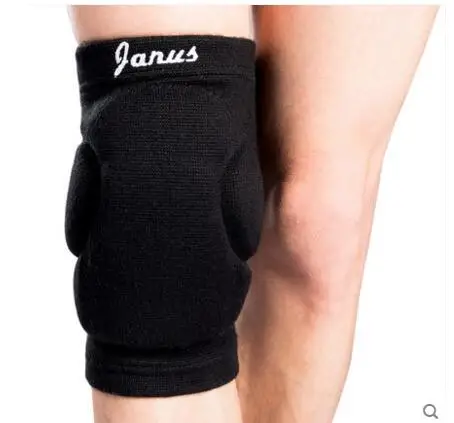 Janus вратаря спортивный наколенник 2 шт./пара дышащая футбольный наколенник утолщение анти-столкновения Футбол с заплатами на коленях