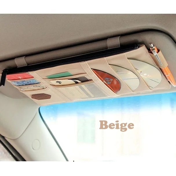 Автомобильный солнцезащитный козырек для DVD чехол CD дисков ткань Оксфорд сумка