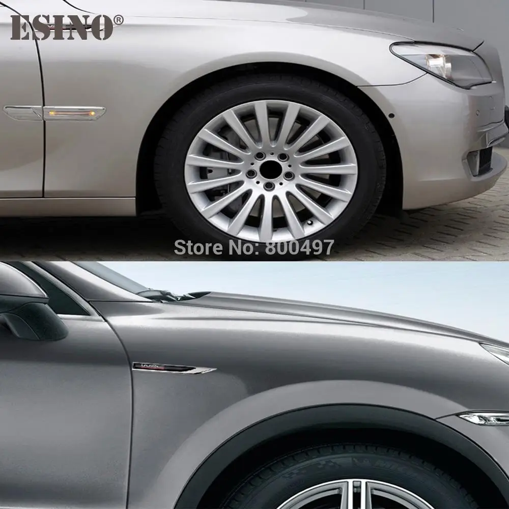 2 x кузова автомобиля Fender сбоку металлическая хромированная нож из цинкового