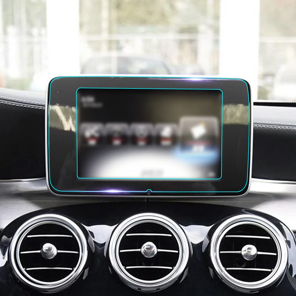 Интерьер автомобиля защитная пленка Управление щиток приборной панели gps панель наклейка для Mercedes Benz C class coupe c205 w205 c63 AMG w204