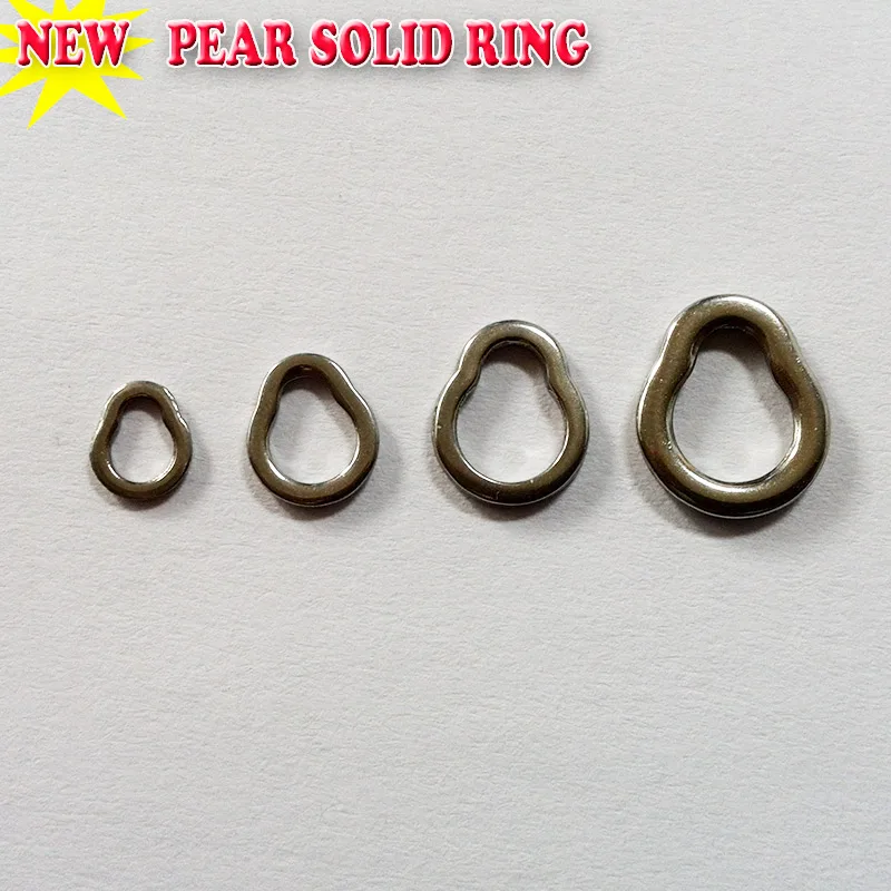 2020 for pear fishing solid ring best 304 stainless steel material size:SS S M L 500pcs/lot tool | Спорт и развлечения