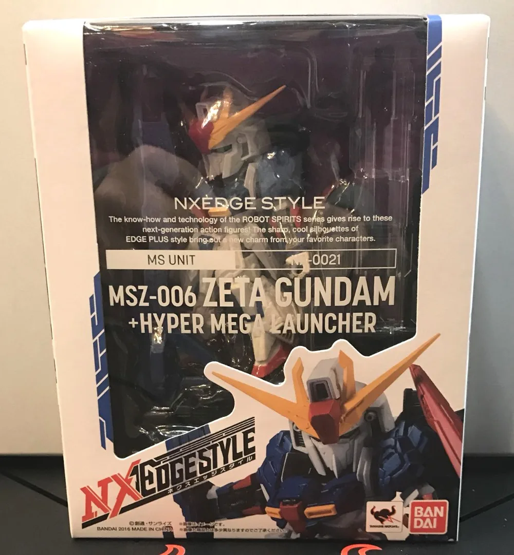 Оригинальный мобильный костюм Zeta Gundam стиль BANDAI тамаши нациями NXEDGE № 0021 фигурка Z +
