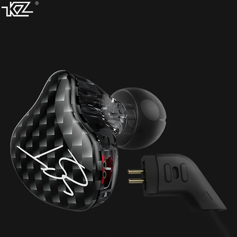 KZ ZST/ZSR специальный провод микрофон подключаемый профессиональный шнур для наушников качество звука без потерь 0,75 мм Стандартный контактный провод