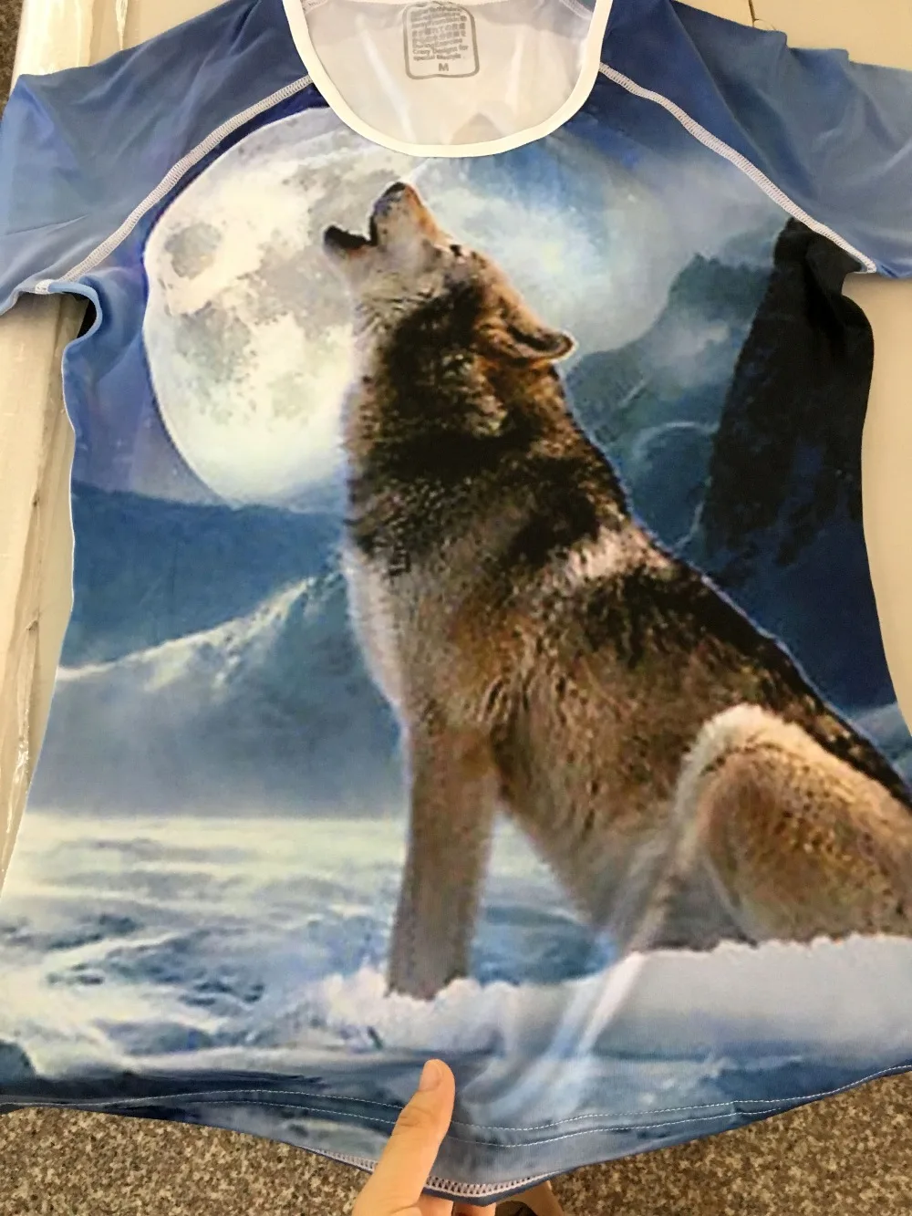 FORUDESIGNS/3D рисунком волка смешные футболки для женщин модная футболка