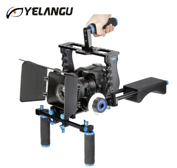DSLR Rig комплект видео профессиональная поддержка камеры клетка/наплечное