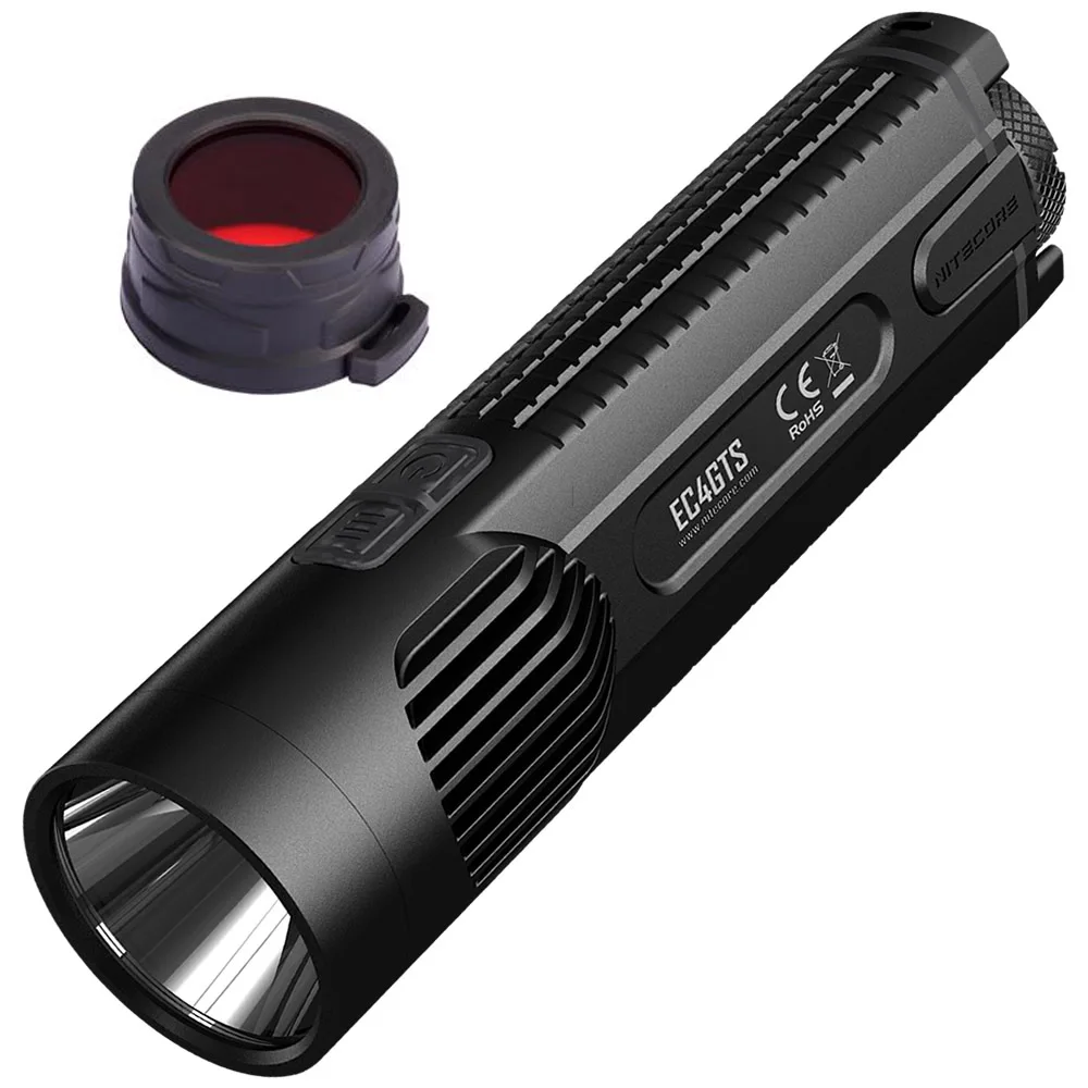 NITECORE EC4GTS 1800LM высокопроизводительный пылающий прожектор 396 метровый фонарь для
