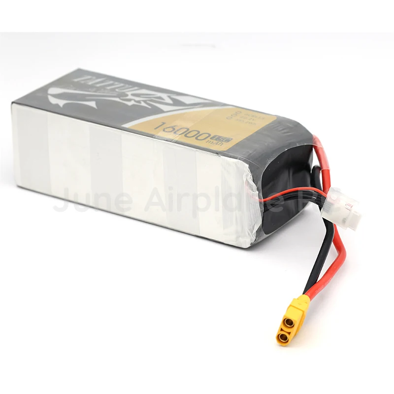 TATTU 16000mAh 15C LiPO батарея Burst 30C для большой нагрузки Multirotor FPV Drone гексакоптер