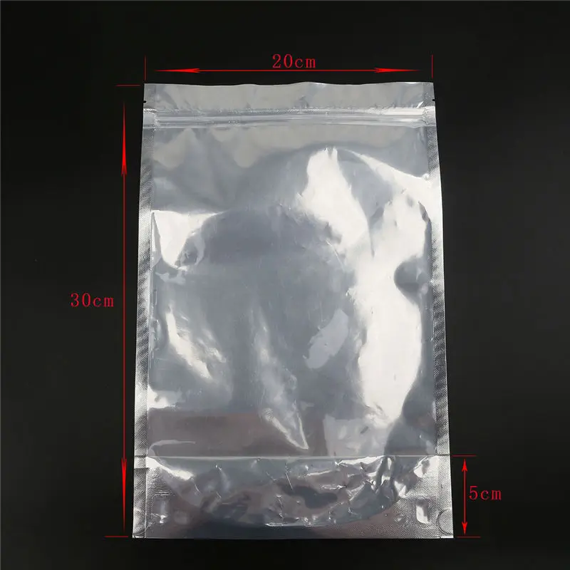 as the picture shows 10 шт. прозрачный Алюминий Фольга сумка самозапечатывающийся Ziplock застежки-молнии упаковочный пакет для еды в розницу Resealable упаковочный пакет для выпечки мешок - Цвет: as the picture shows