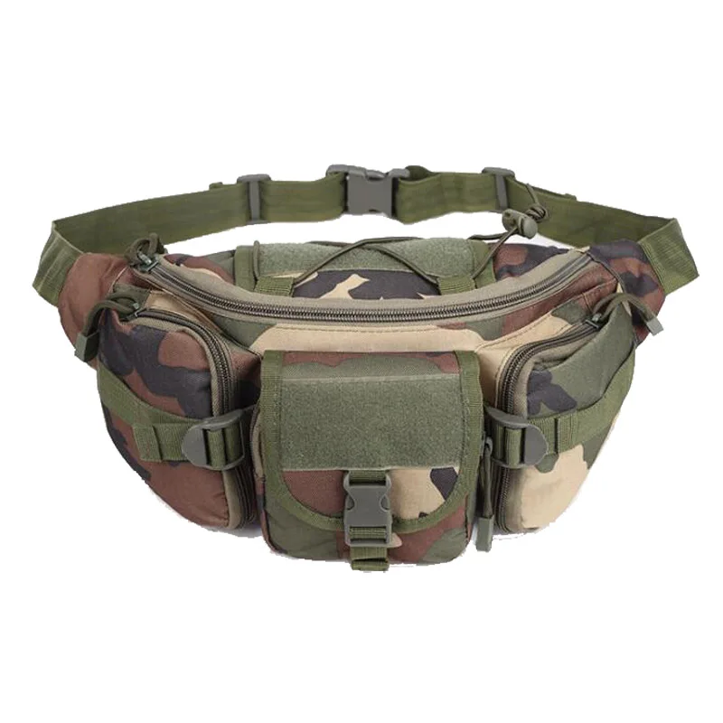 Tactical Molle Waist Bag Military Belt Pouch Pack Running Riding Travel Pocket Outdoor Sport Camping Hiking Hunting Accessories | Спорт и