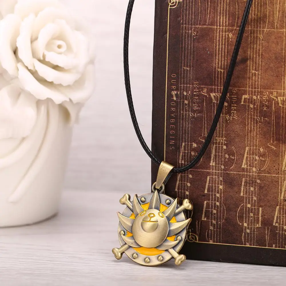 MJ ювелирное аниме цельное изделие тысяча солнухов с логотипом Бронзовый кулон