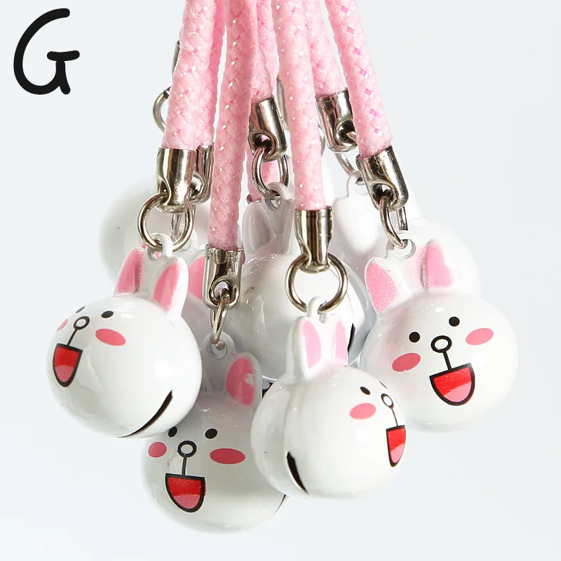 30 шт. kawaii mini rilakkuma bell Шарм телефон кулон аксессуары гаджет декоративная сумочка брелоки Ремешки