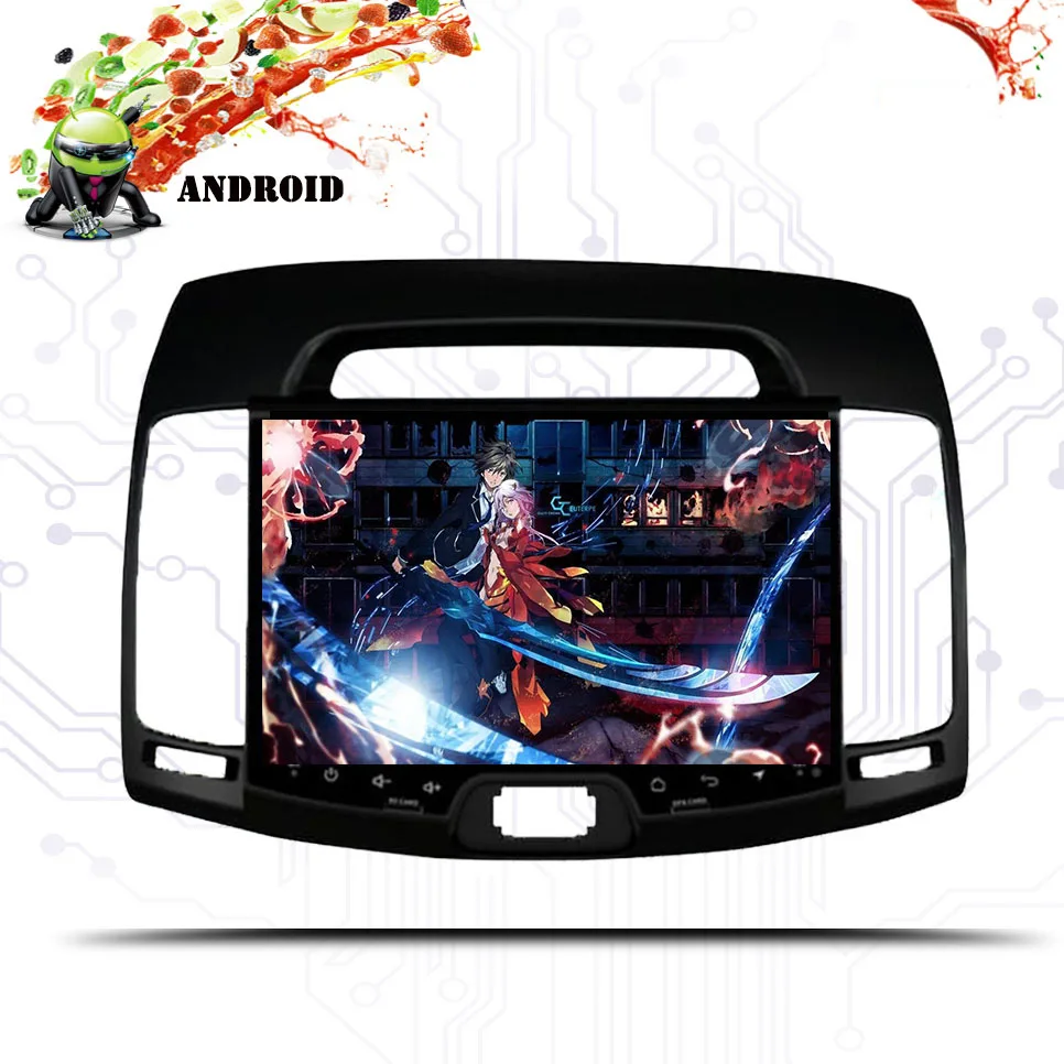 Авторадио Android 9 0 8 ядерный Автомобильный dvd плеер для hyundai elantra 2007-2011 Мультимедиа