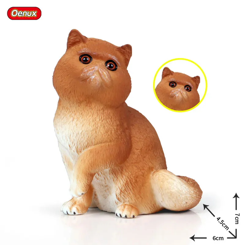 Oenux Cute Animal Model Simulation Wild Farm Bird Pig Dog Cat Cow Horse Action Figure Poultry Figurines Educational Toy For Kids | Игрушки и