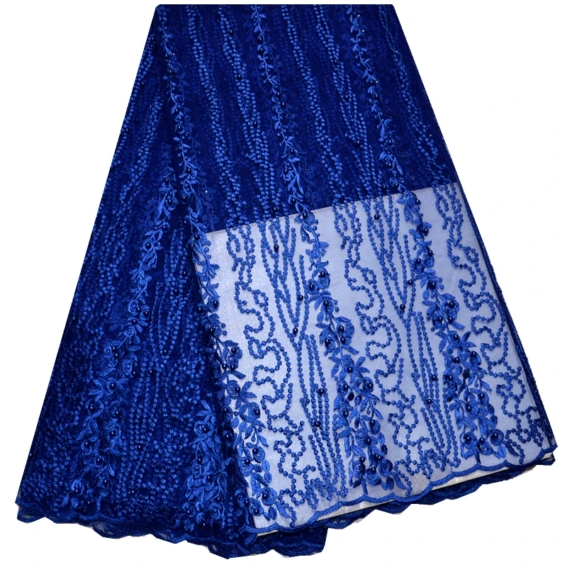 Высокое Качество Кружева Тюль С Бисером 2016 Новое Прибытие Африканский
