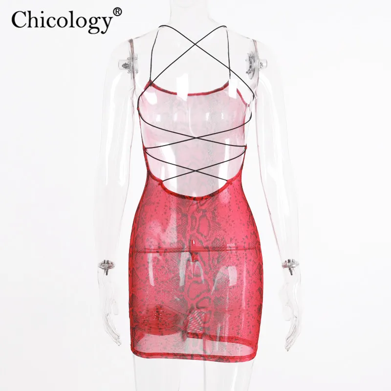 Chicology Змеиный тонкие на бретельках лямках с открытой спиной Крест 2019 летнее